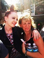 Backstage with Shirley